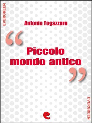 cover image of Piccolo Mondo Antico